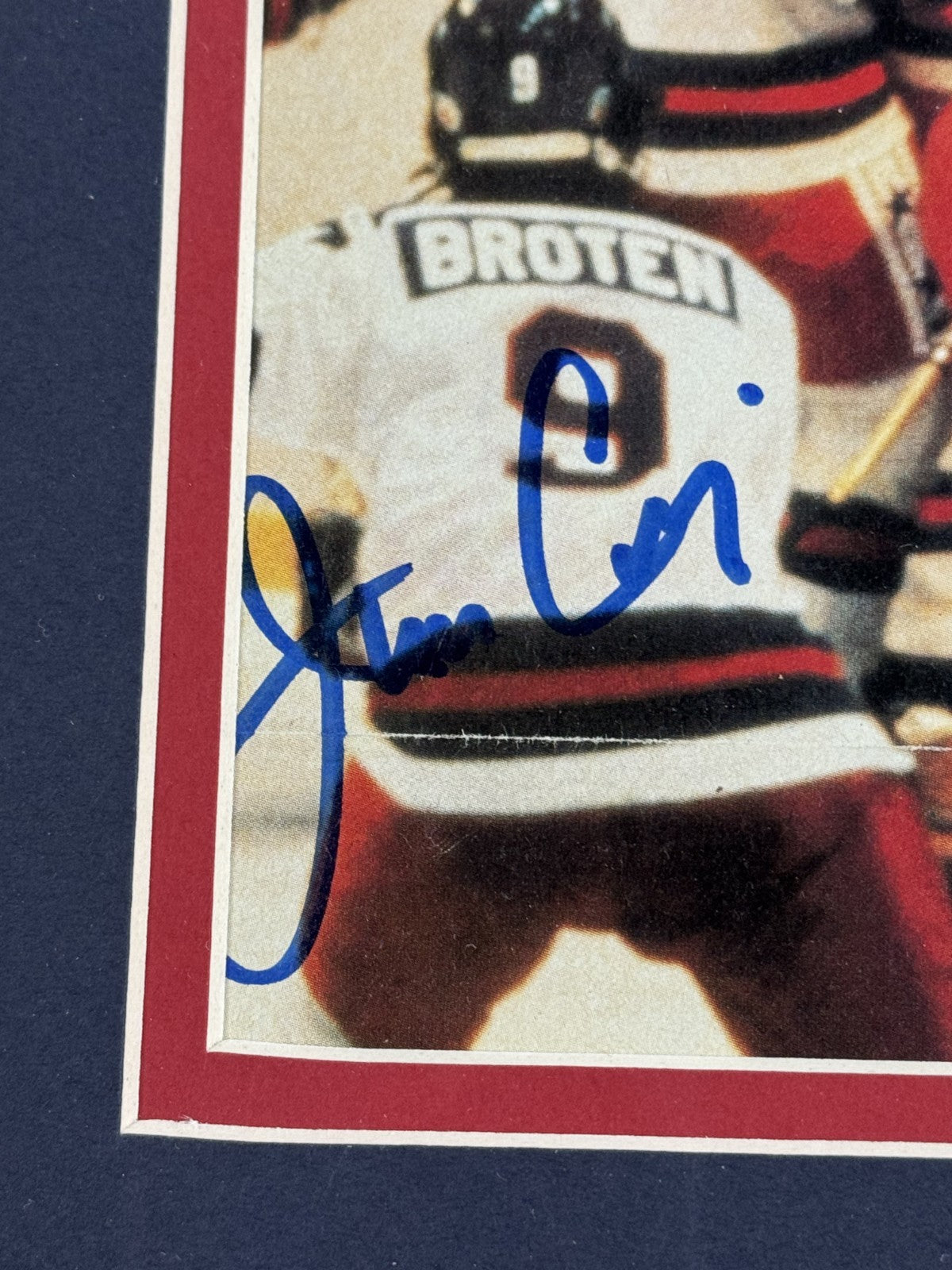1980 Usa Miracle Ice Signed Photo Framed Herb Brooks Jim Craig Eruzione Auto BAS