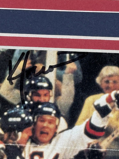 1980 Usa Miracle Ice Signed Photo Framed Herb Brooks Jim Craig Eruzione Auto BAS