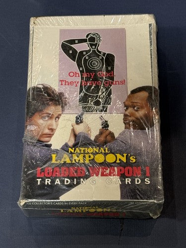 National Lampoon's Loaded Weapon 1 Trading Cards 1993 Sealed Wax Box 36 Packs