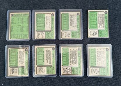 1974 Topps Washington Nat'l Lea Team Colbert Greif Baseball Lot 8 Nice Ex - Nm