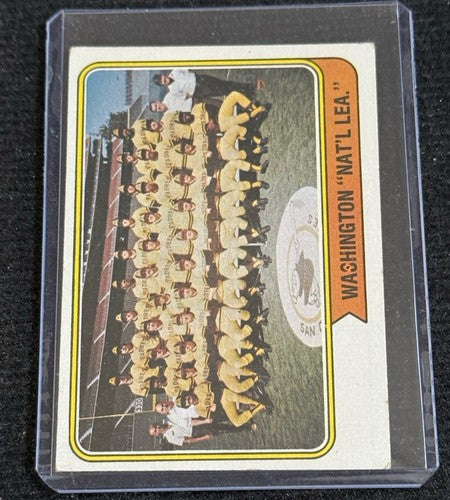 1974 Topps Washington Nat'l Lea Team Colbert Greif Baseball Lot 8 Nice Ex - Nm