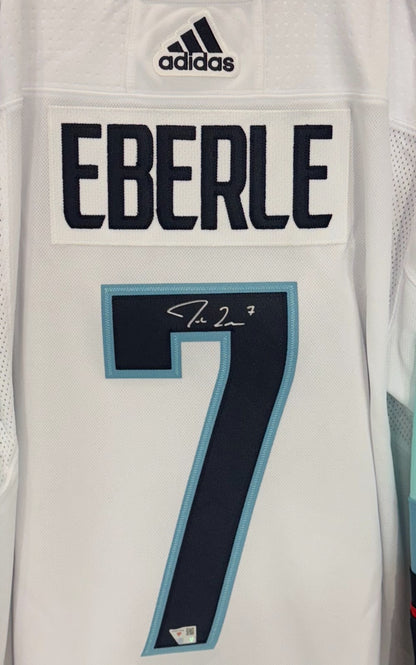 Jordan Eberle Signed Adidas Authentic Jersey Inaugural Patch Kraken 21 Fanatics