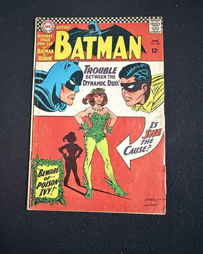 Batman #181 1966 1st App. Poison Ivy No Pinup Nice Original Comic