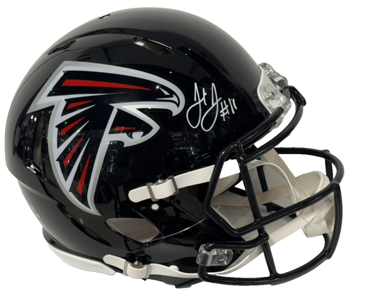 Julio Jones Signed Speed Authentic FS Helmet Atlanta Falcons Auto BAS COA