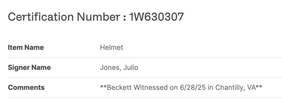 Julio Jones Signed Speed Authentic FS Helmet Atlanta Falcons Auto BAS COA
