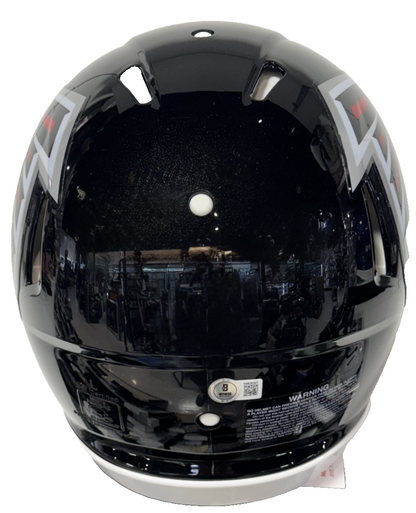 Julio Jones Signed Speed Authentic FS Helmet Atlanta Falcons Auto BAS COA