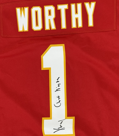Xavier Worthy Signed Nike Vapor Fuse Limited Jersey Chiefs Kingdom Auto Fanatics