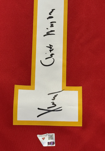 Xavier Worthy Signed Nike Vapor Fuse Limited Jersey Chiefs Kingdom Auto Fanatics