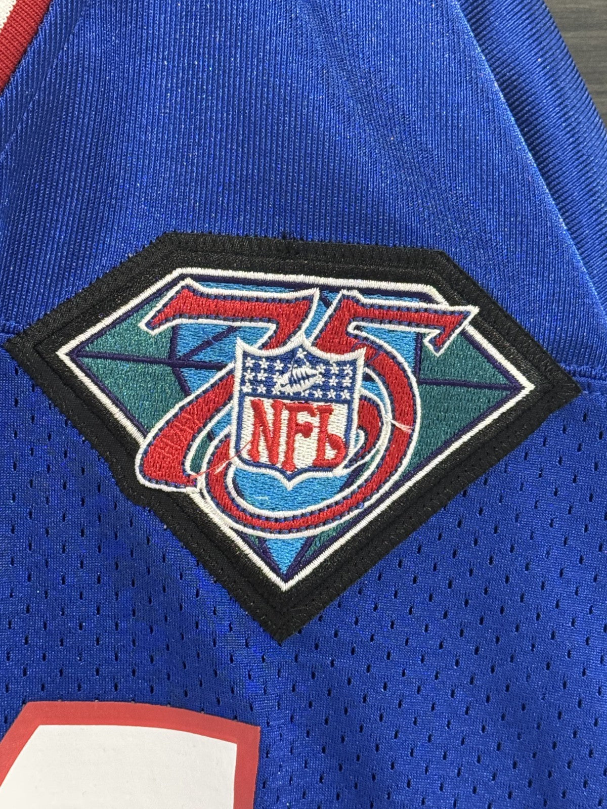 Thurman Thomas Signed Mitchell & Ness Authentic Jersey Bills 35th Auto Fanatics