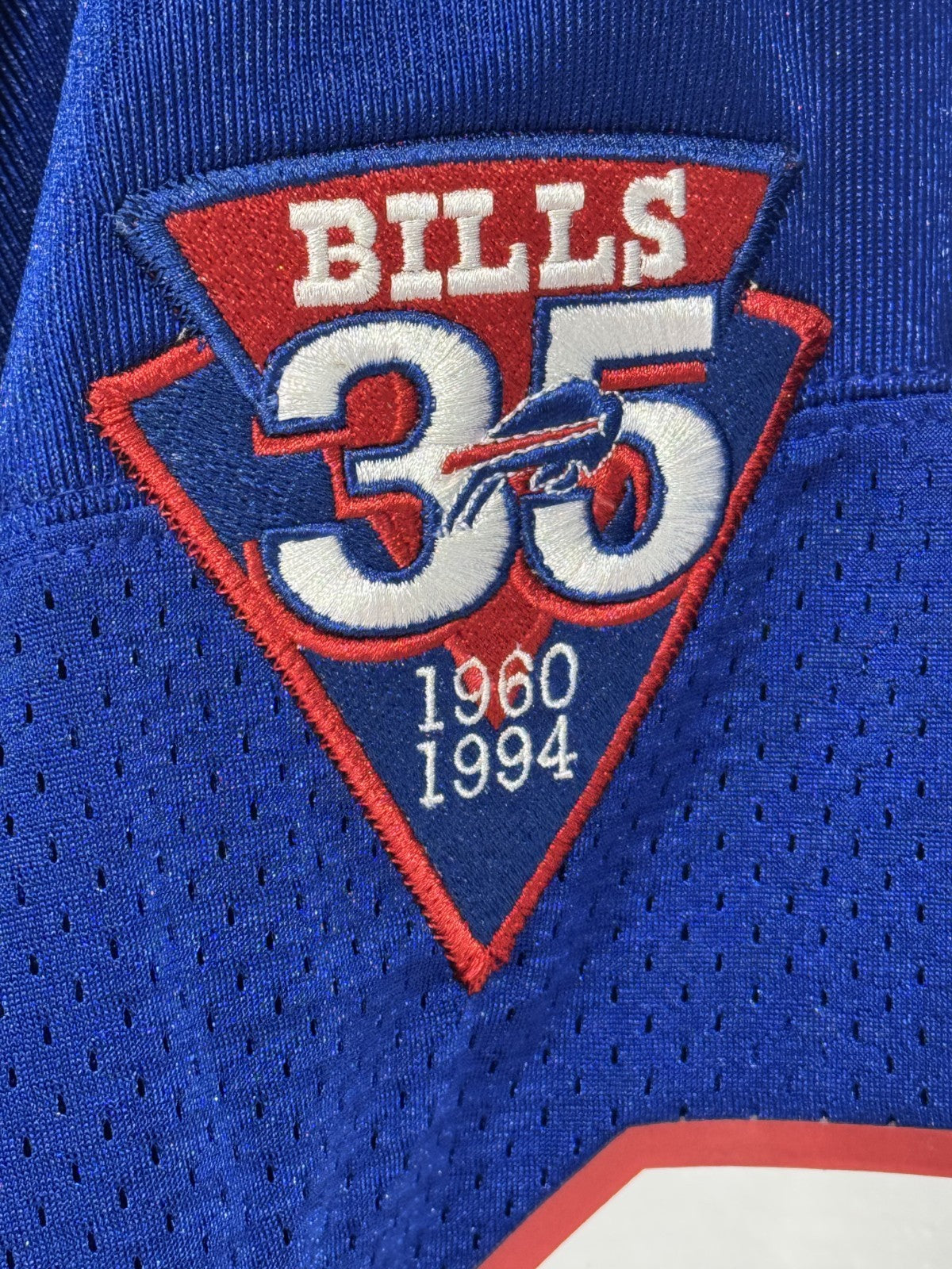 Thurman Thomas Signed Mitchell & Ness Authentic Jersey Bills 35th Auto Fanatics