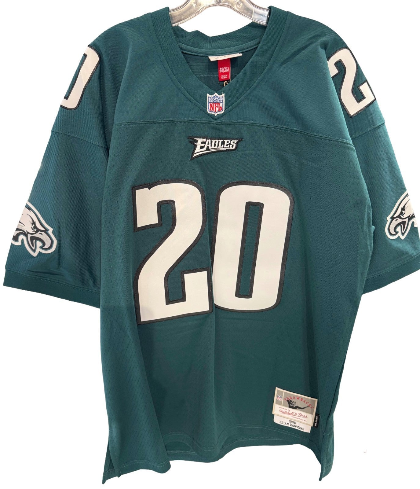 Brian Dawkins Signed Mitchell & Ness  Eagles 1996 Rookie Jersey Auto Fanatics