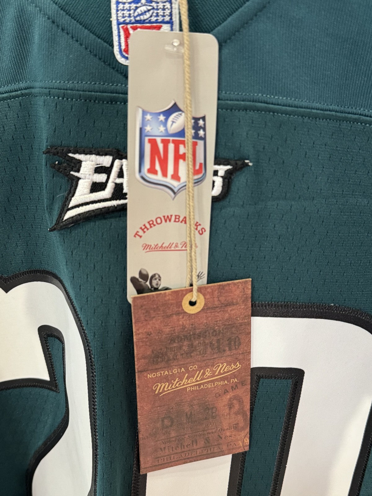Brian Dawkins Signed Mitchell & Ness  Eagles 1996 Rookie Jersey Auto Fanatics