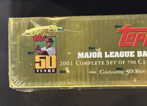 2001 TOPPS BASEBALL COMPLETE FACTORY SEALED GOLD BOX SET ICHIRO RC Rookie