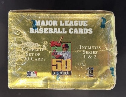 2001 TOPPS BASEBALL COMPLETE FACTORY SEALED GOLD BOX SET ICHIRO RC Rookie