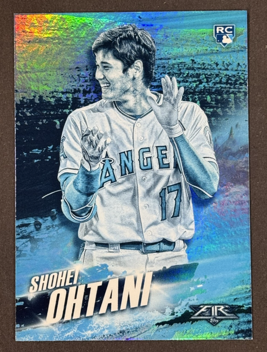 2018 Topps Fire Hot Starts Blue Chip Shohei Ohtani #HS-1 Dodgers RC Mint Rookie