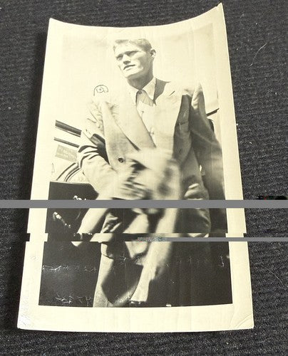 Brooklyn Dodgers Chuck Connors Original Type 1 Photo 1949 3x5 The Rifleman Actor