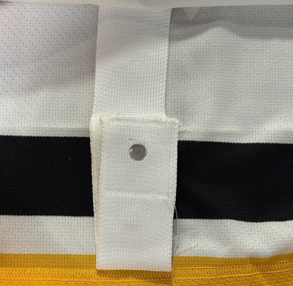 Mario Lemieux Signed Vintage CCM Fight Strap Jersey Penguins Auto Steiner COA