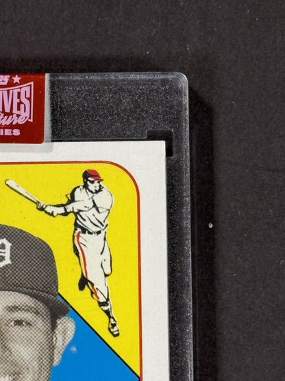 2015 Topps Archives Ian Kinsler 1/1 Auto Encased Detroit Tigers Mint