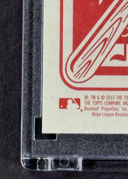 2015 Topps Archives Ian Kinsler 1/1 Auto Encased Detroit Tigers Mint