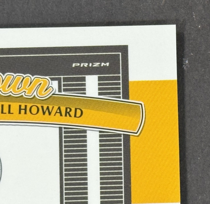 2025 Panini Optic Terry Bradshaw Will Howard Downtown #11 Pittsburgh Steelers QB