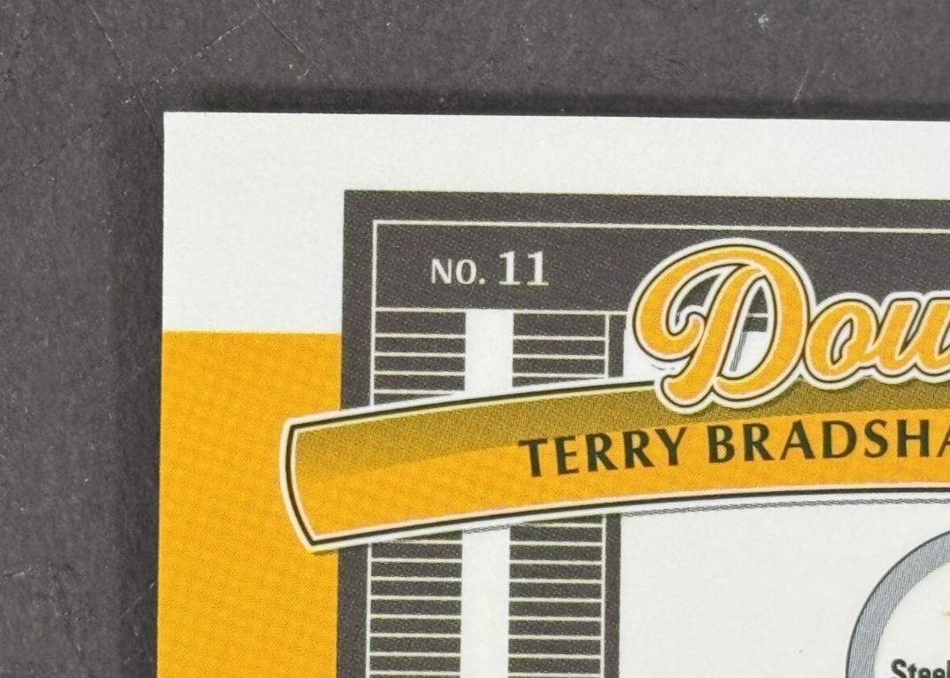 2025 Panini Optic Terry Bradshaw Will Howard Downtown #11 Pittsburgh Steelers QB