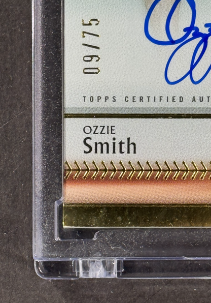 2024 Topps Five Star Ozzie Smith Mint Auto /75 Encased St Louis Cardinals HOF
