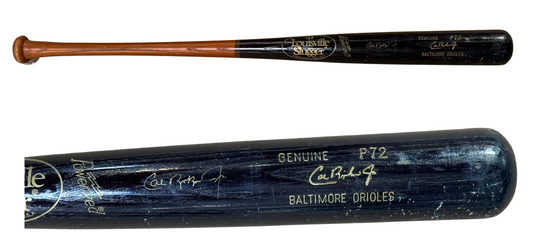 Cal Ripken Jr Signed Louisville Slugger P72 Game Model Bat Orioles Hof Auto PSA
