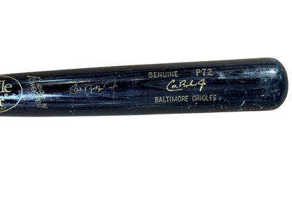Cal Ripken Jr Signed Louisville Slugger P72 Game Model Bat Orioles Hof Auto PSA