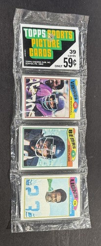1977 TOPPS FOOTBALL RACK PACK Factory Sealed Unopened Rare