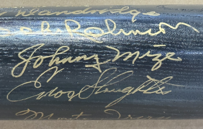 Ted Williams signed HOF louisville bat 6 autograph Brooks Robinson PSA DNA LOA