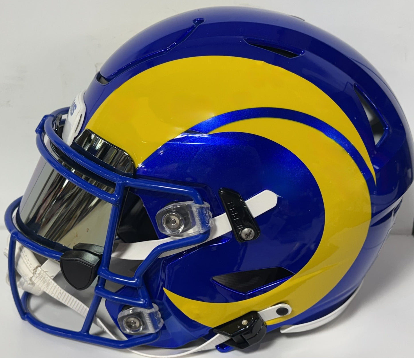 Jared Verse Signed SpeedFlex Authentic Helmet DROY 24 insc Auto BAS COA LA Rams