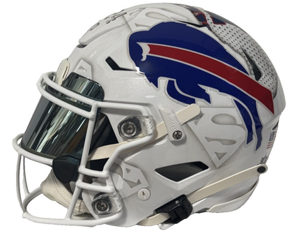 Josh Allen Signed Custom SpeedFlex Authentic Helmet Bills 2024 MVP Auto BAS 1/1