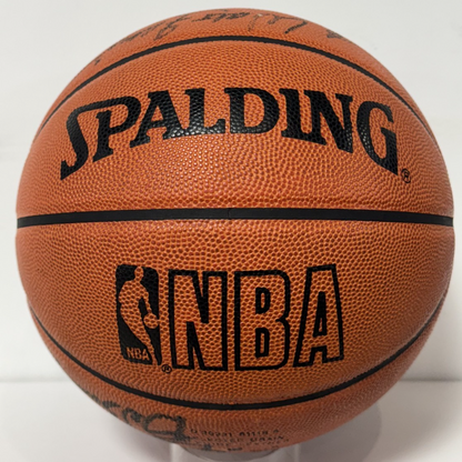 NBA 50th Signed Game Basketball Walt Frazier Karl Malone Willis Reed 6 Auto COA