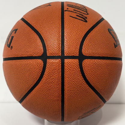 NBA 50th Signed Game Basketball Walt Frazier Karl Malone Willis Reed 6 Auto COA