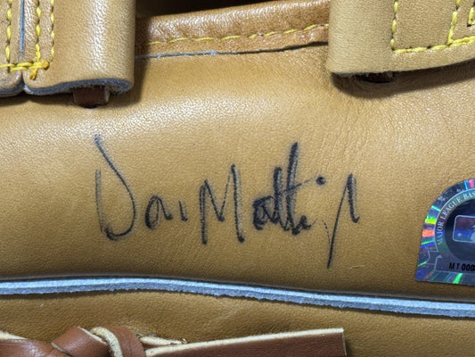 Don Mattingly Signed Franklin Game Model Glove Auto MLB Holo Steiner NY Yankees