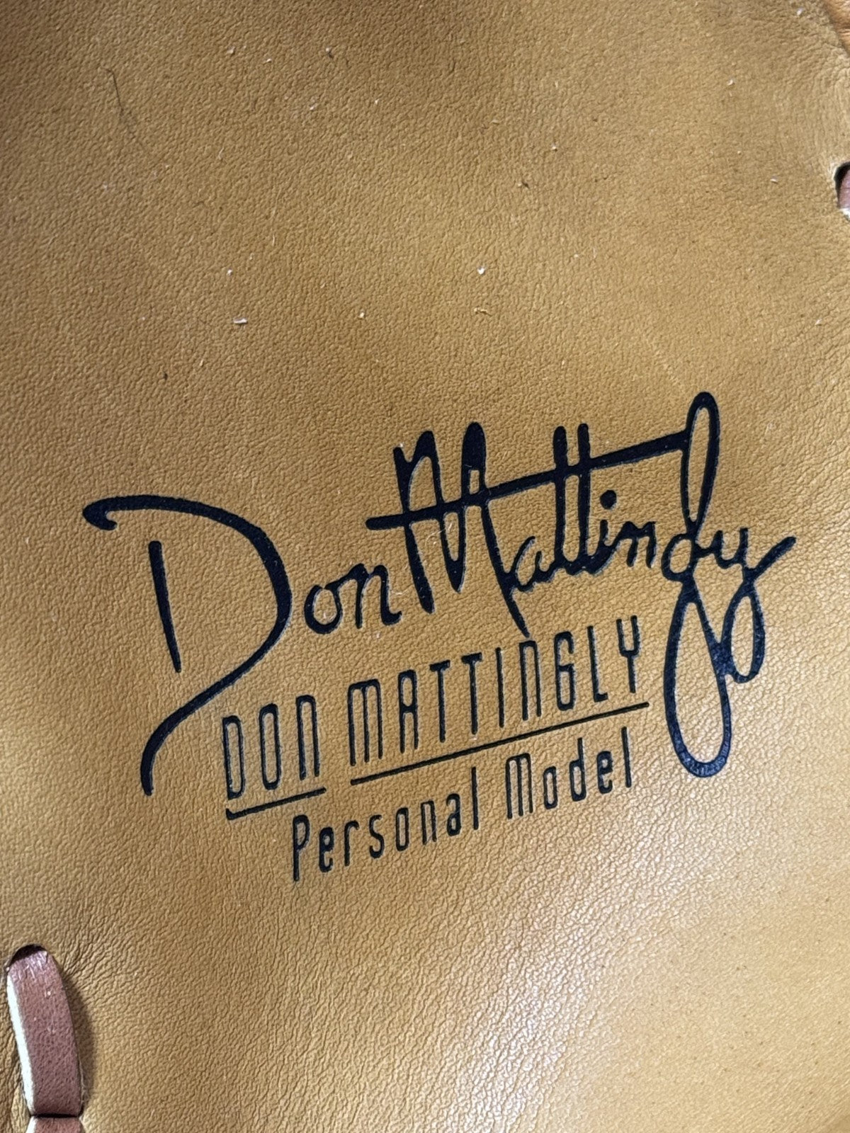 Don Mattingly Signed Franklin Game Model Glove Auto MLB Holo Steiner NY Yankees