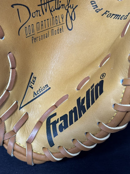 Don Mattingly Signed Franklin Game Model Glove Auto MLB Holo Steiner NY Yankees