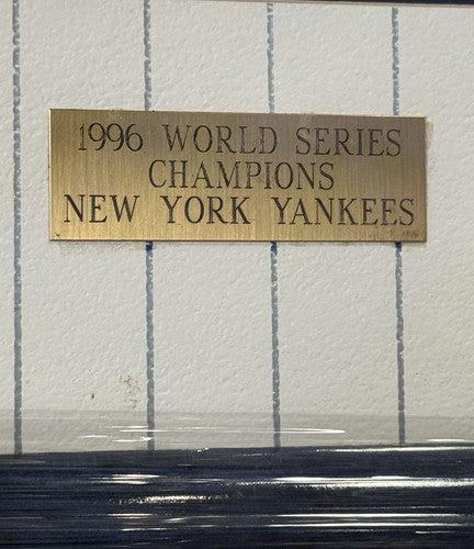1996 Yankees Team Signed Looney Tunes Framed Cel Rivera Jeter Torre 13 Auto COA