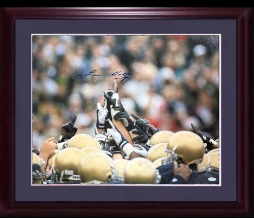 Lou Holtz Notre Dame Signed 16x20 Framed Photo Steiner Coa HOF Auto