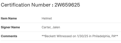 Jalen Carter Signed SpeedFlex Authentic Helmet Philadelphia Eagles Auto BAS COA