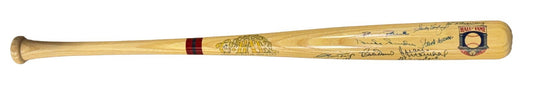 HOF Signed Cooperstown Bat Sandy Koufax Hank Aaron Willie Mays 11 Auto CBM COA