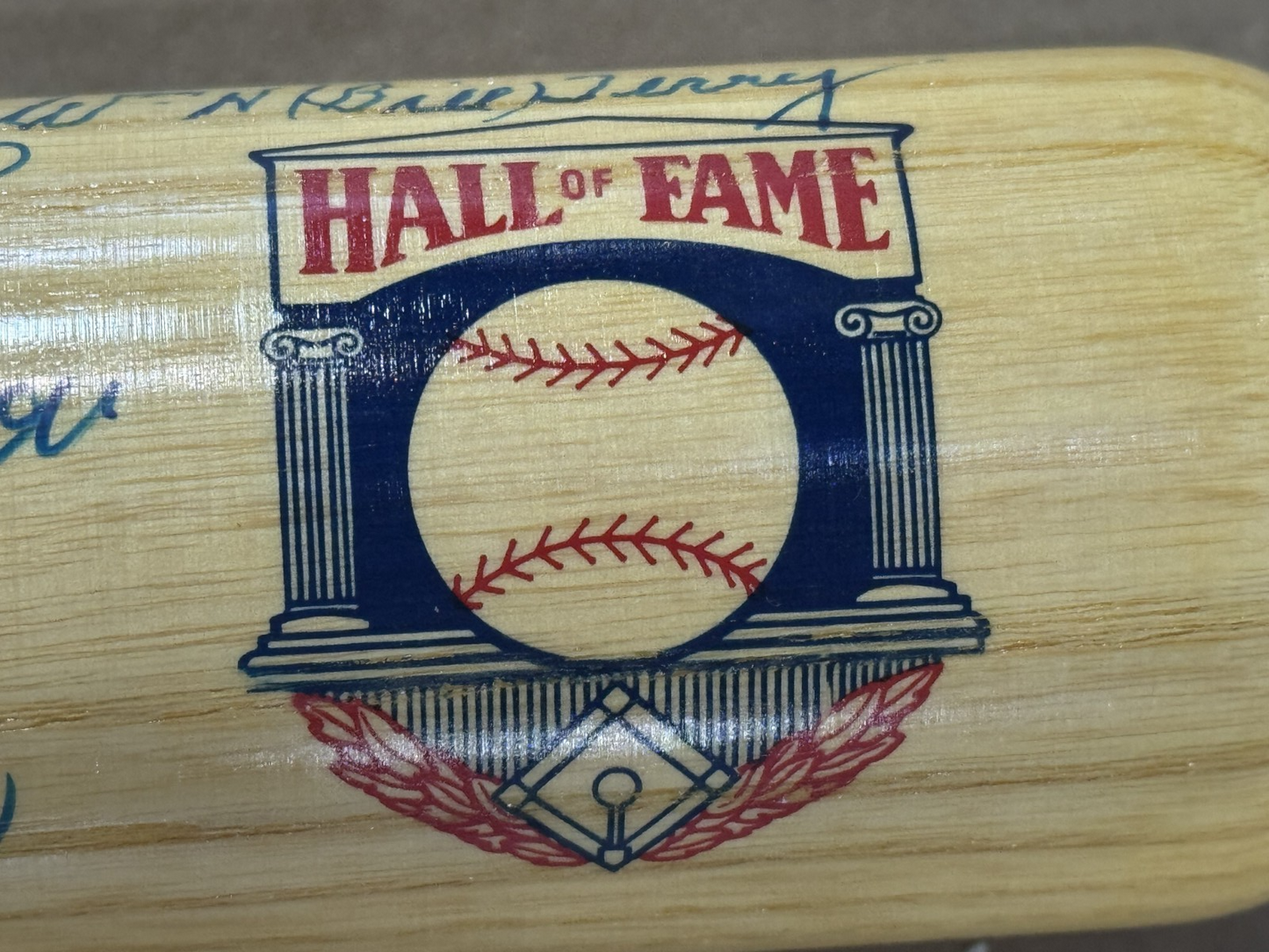 HOF Signed Cooperstown Bat Sandy Koufax Hank Aaron Willie Mays 11 Auto CBM COA