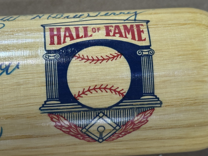 HOF Signed Cooperstown Bat Sandy Koufax Hank Aaron Willie Mays 11 Auto CBM COA