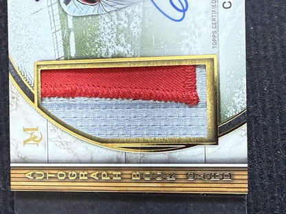 2025 Topps Museum BYRON BUXTON CORREA Dual Jumbo Patch Auto Book 5/5 Twins