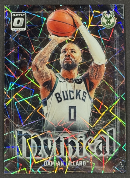 2024-25 Panini Optic Damian Lillard Mythical SSP #20 Case Hit Bucks Blazers
