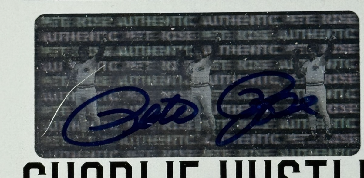 2020 Leaf Pete Rose Charlie Hustle Edition Auto #AU-02 Cincinnati Reds
