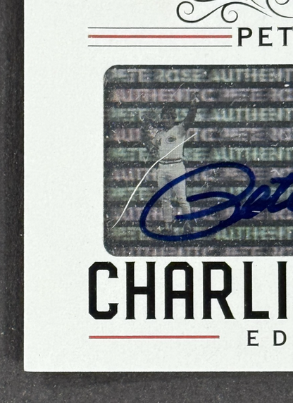 2020 Leaf Pete Rose Charlie Hustle Edition Auto #AU-02 Cincinnati Reds
