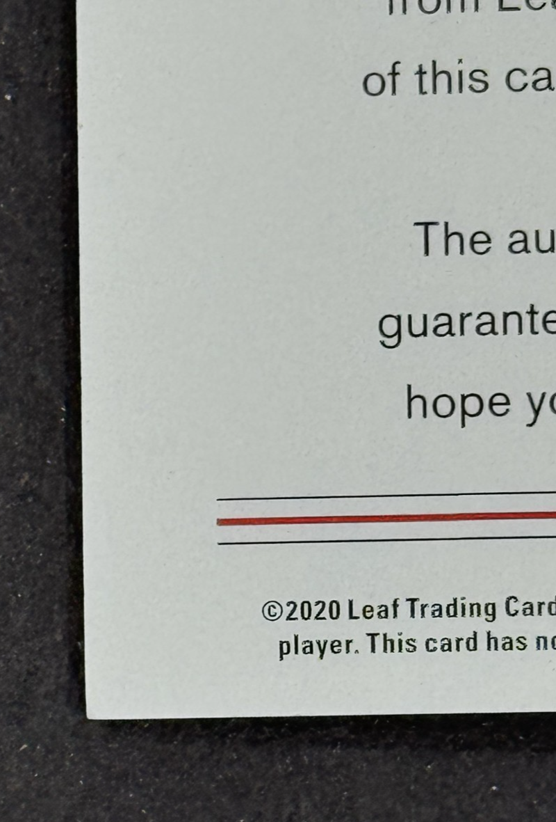 2020 Leaf Pete Rose Charlie Hustle Edition Auto #AU-02 Cincinnati Reds