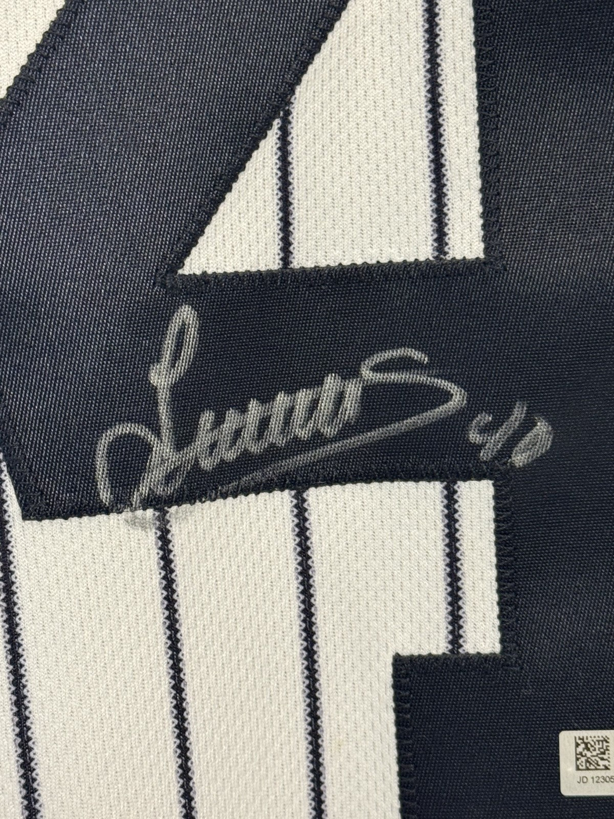 Luis Severino Signed NY Yankees Majestic Flex Game Jersey Auto MLB Holo COA