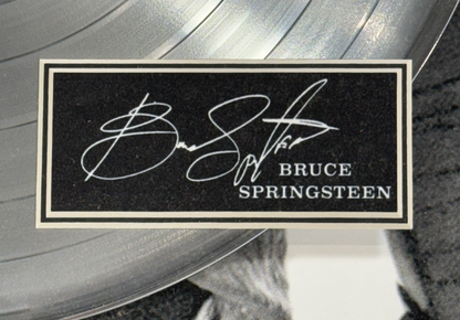 Bruce Springsteen Born To Run 3D Platinum Photo Album Framed Facsimile Auto